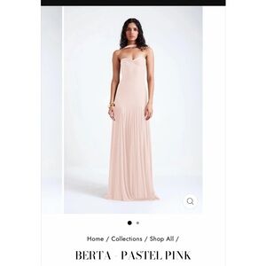NEW Deme by Gabriella Blush Pink Prom Gown
